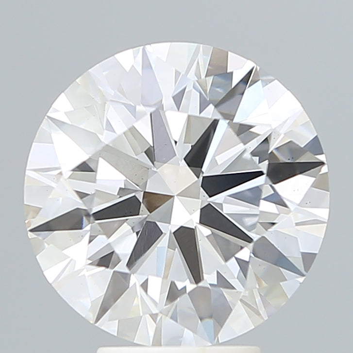 5.27 Carat Round Shaped, Ideal Cut, F Color, VS2 Clarity, IGI Certified Lab Grown Diamond