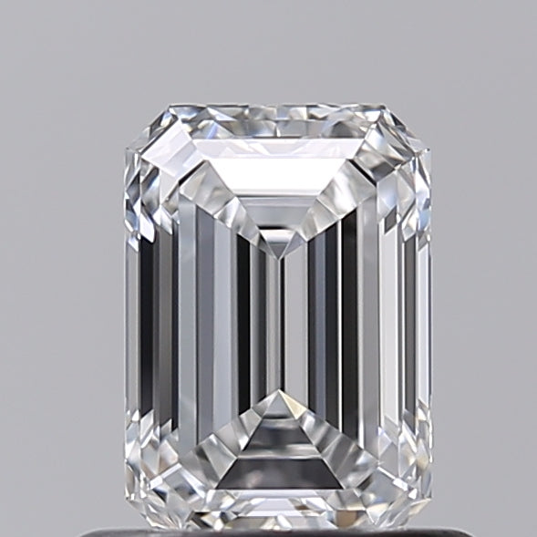 0.72 Carat Emerald Shaped, Very Good Cut, D Color, VVS2 Clarity, IGI Certified Lab Grown Diamond