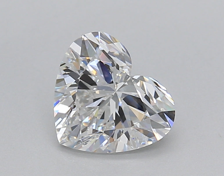 1.00 Carat Heart Shaped, Very Good Cut, D Color, VVS2 Clarity, IGI Certified Lab Grown Diamond