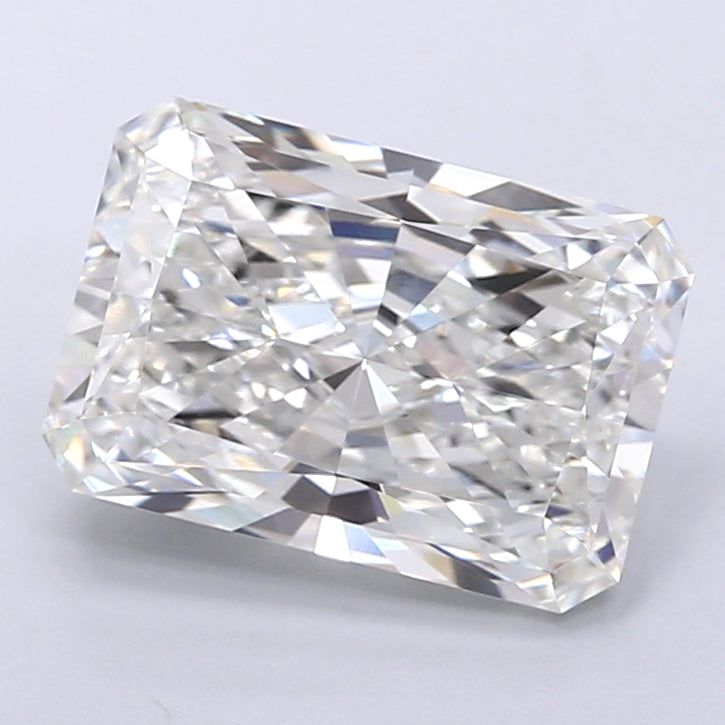 4.10 Carat Radiant Shaped, Very Good Cut, G Color, VVS2 Clarity, IGI Certified Lab Grown Diamond
