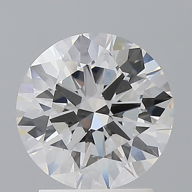 2.02 Carat Round Shaped, Excellent Cut, E Color, VS1 Clarity, IGI Certified Lab Grown Diamond