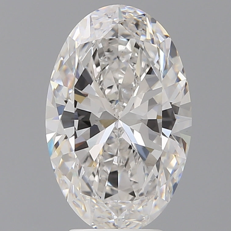 3.56 Carat Oval Shaped, Ideal Cut, E Color, VS2 Clarity, IGI Certified Lab Grown Diamond
