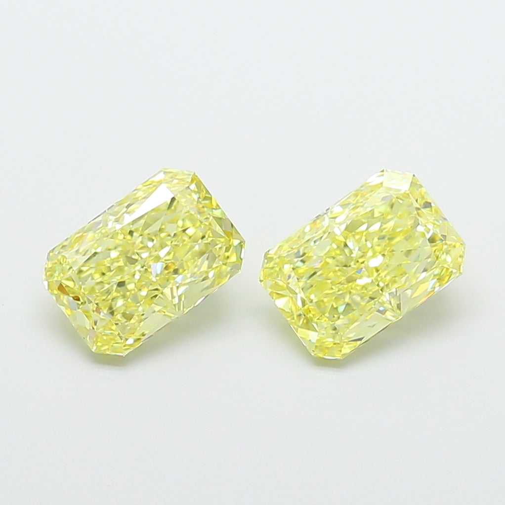1.58 Carat Radiant Shaped, Ideal Cut, VVS2 Clarity, IGI Certified Lab Grown Diamond