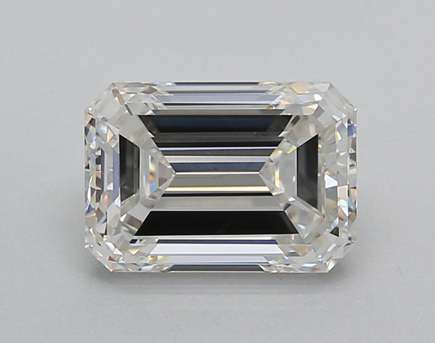 2.00 Carat Emerald Shaped, Excellent Cut, G Color, VVS2 Clarity, IGI Certified Lab Grown Diamond