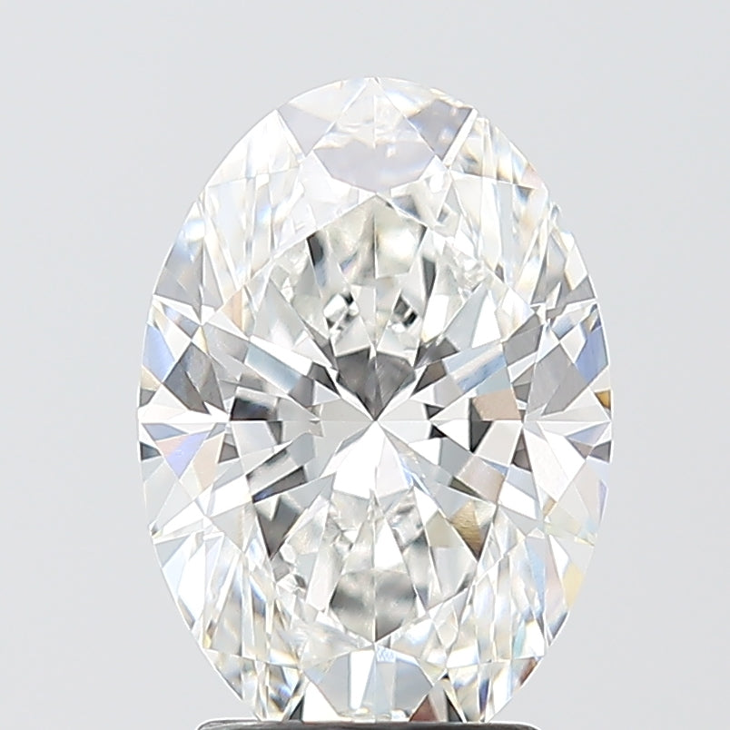 3.09 Carat Oval Shaped, Excellent Cut, F Color, VVS2 Clarity, IGI Certified Lab Grown Diamond