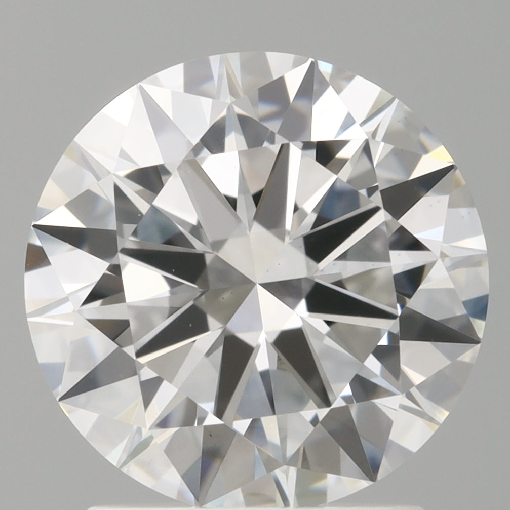 1.96 Carat Round Shaped, Excellent Cut, E Color, VS1 Clarity, IGI Certified Lab Grown Diamond