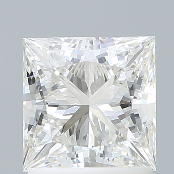 1.57 Carat Princess Shaped, Excellent Cut, F Color, VVS2 Clarity, IGI Certified Lab Grown Diamond