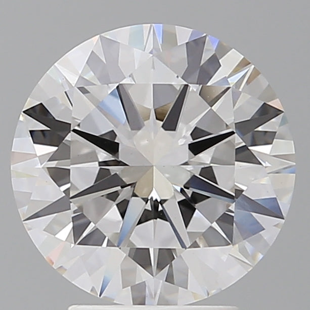 3.51 Carat Round Shaped, Excellent Cut, F Color, VVS2 Clarity, IGI Certified Lab Grown Diamond