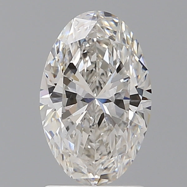 1.58 Carat Oval Shaped, Ideal Cut, F Color, VS1 Clarity, IGI Certified Lab Grown Diamond