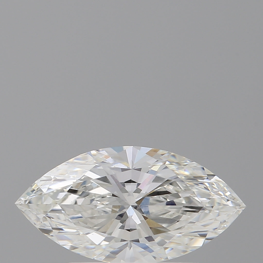 1.04 Carat Marquise Shaped, Ideal Cut, F Color, VVS2 Clarity, IGI Certified Lab Grown Diamond