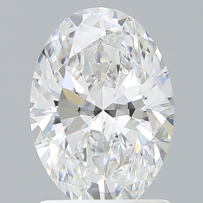 1.60 Carat Oval Shaped, Ideal Cut, D Color, VVS2 Clarity, IGI Certified Lab Grown Diamond