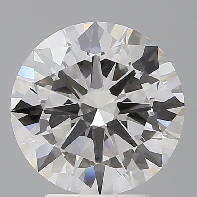 3.52 Carat Round Shaped, Excellent Cut, F Color, VVS2 Clarity, IGI Certified Lab Grown Diamond