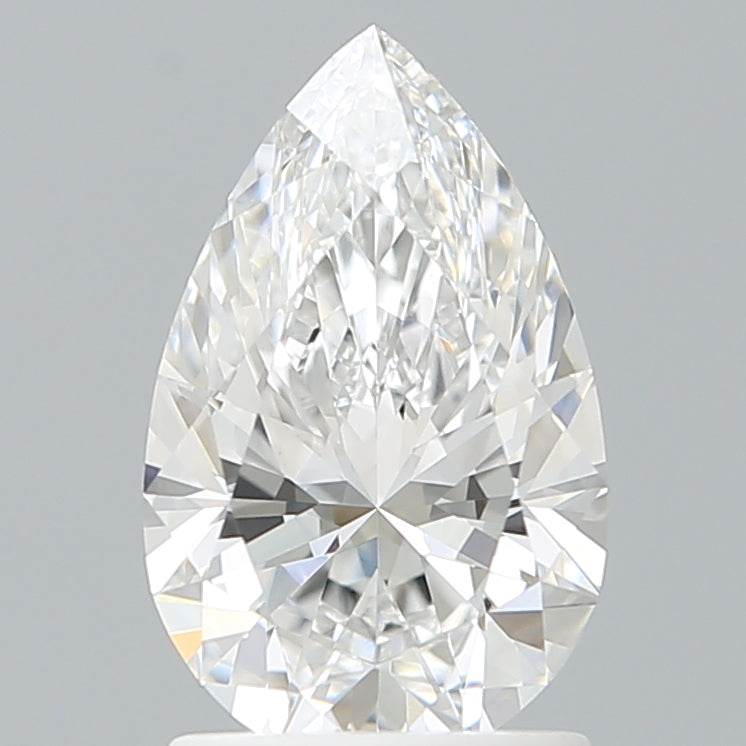 1.59 Carat Pear Shaped, Ideal Cut, E Color, VVS2 Clarity, IGI Certified Lab Grown Diamond