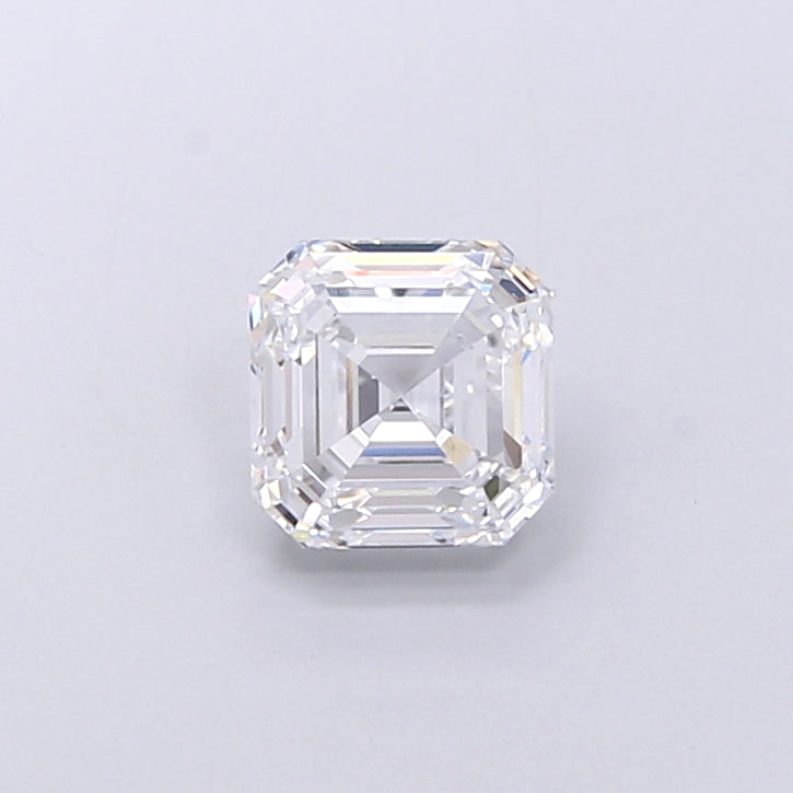 1.85 Carat Asscher Shaped, Very Good Cut, D Color, VVS2 Clarity, IGI Certified Lab Grown Diamond
