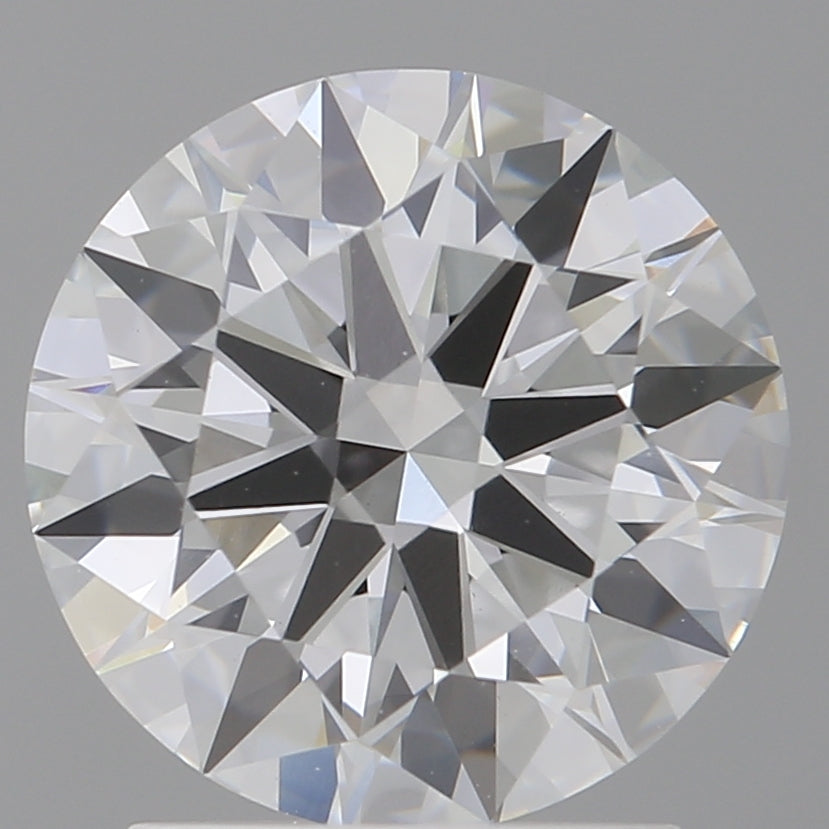 2.05 Carat Round Shaped, Ideal Cut, E Color, VVS2 Clarity, IGI Certified Lab Grown Diamond