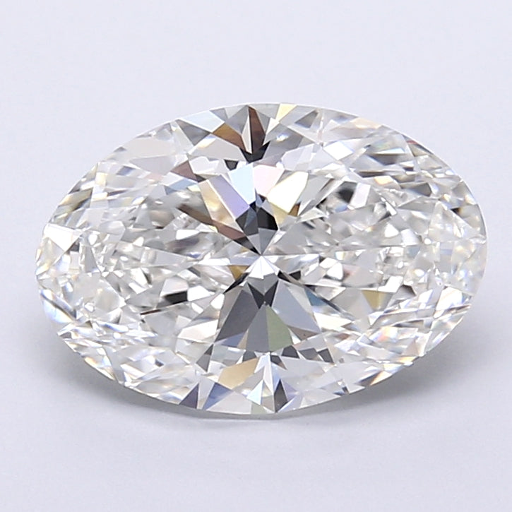 3.50 Carat Oval Shaped, Very Good Cut, F Color, VS1 Clarity, IGI Certified Lab Grown Diamond