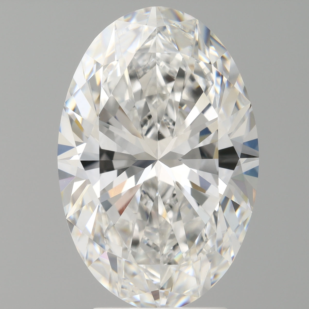 4.10 Carat Oval Shaped, Ideal Cut, E Color, VVS2 Clarity, IGI Certified Lab Grown Diamond
