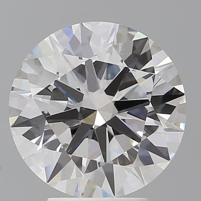 4.10 Carat Round Shaped, Ideal Cut, E Color, VVS2 Clarity, IGI Certified Lab Grown Diamond