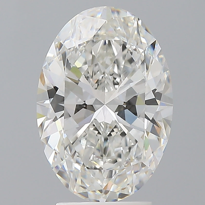 3.55 Carat Oval Shaped, Ideal Cut, F Color, VVS2 Clarity, IGI Certified Lab Grown Diamond