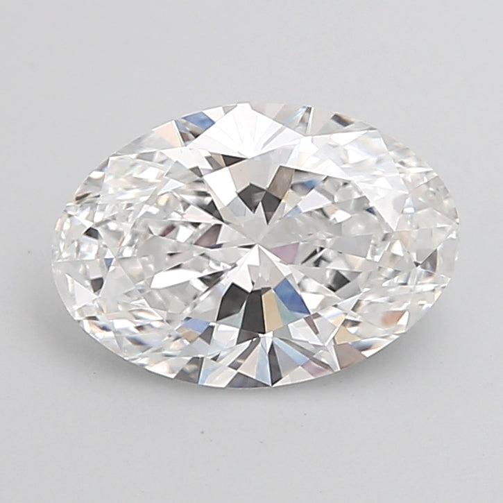 3.01 Carat Oval Shaped, Ideal Cut, E Color, VVS2 Clarity, IGI Certified Lab Grown Diamond