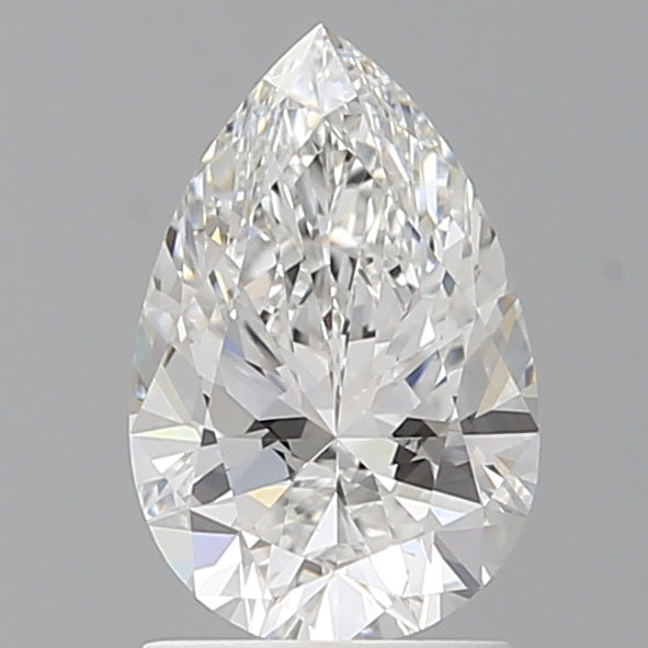 1.60 Carat Pear Shaped, Ideal Cut, E Color, VVS2 Clarity, IGI Certified Lab Grown Diamond