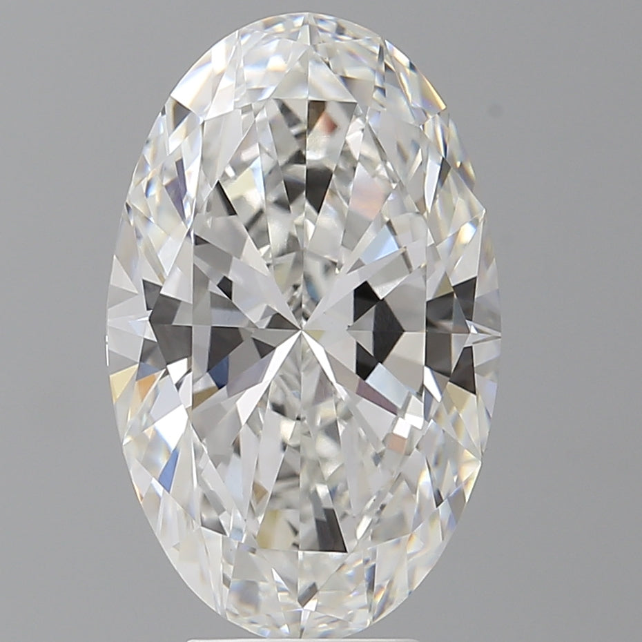 6.09 Carat Oval Shaped, Ideal Cut, F Color, VVS2 Clarity, IGI Certified Lab Grown Diamond