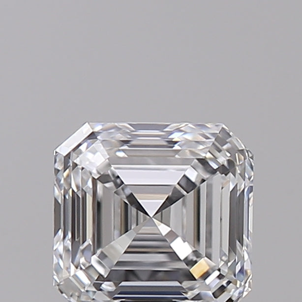0.70 Carat Asscher Shaped, Ideal Cut, D Color, VVS1 Clarity, IGI Certified Lab Grown Diamond