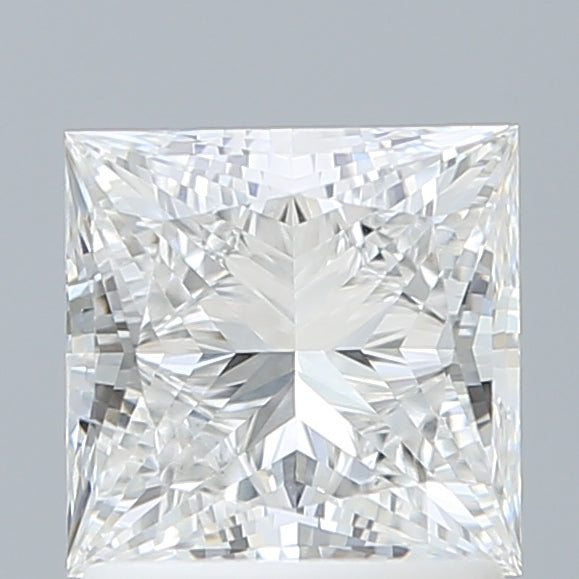 1.50 Carat Princess Shaped, Ideal Cut, D Color, VVS2 Clarity, IGI Certified Lab Grown Diamond