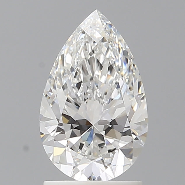 1.59 Carat Pear Shaped, Ideal Cut, E Color, VVS2 Clarity, IGI Certified Lab Grown Diamond