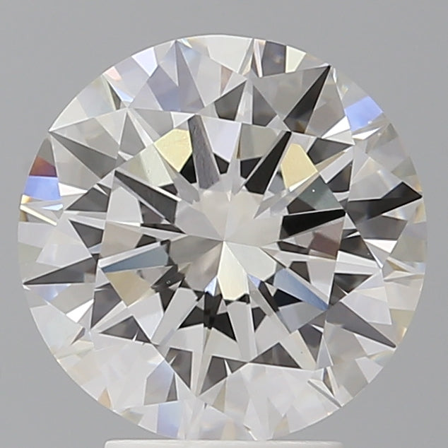 4.03 Carat Round Shaped, Excellent Cut, F Color, VS1 Clarity, IGI Certified Lab Grown Diamond
