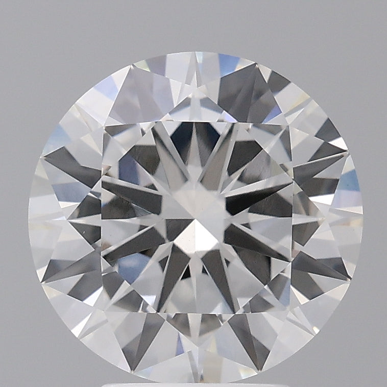 4.08 Carat Round Shaped, Excellent Cut, F Color, VVS2 Clarity, IGI Certified Lab Grown Diamond
