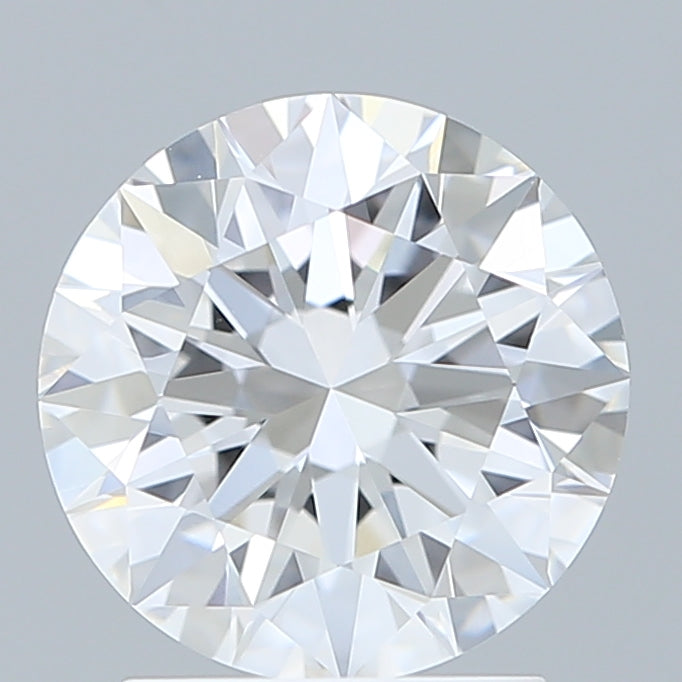 2.10 Carat Round Shaped, Ideal Cut, D Color, VVS1 Clarity, IGI Certified Lab Grown Diamond