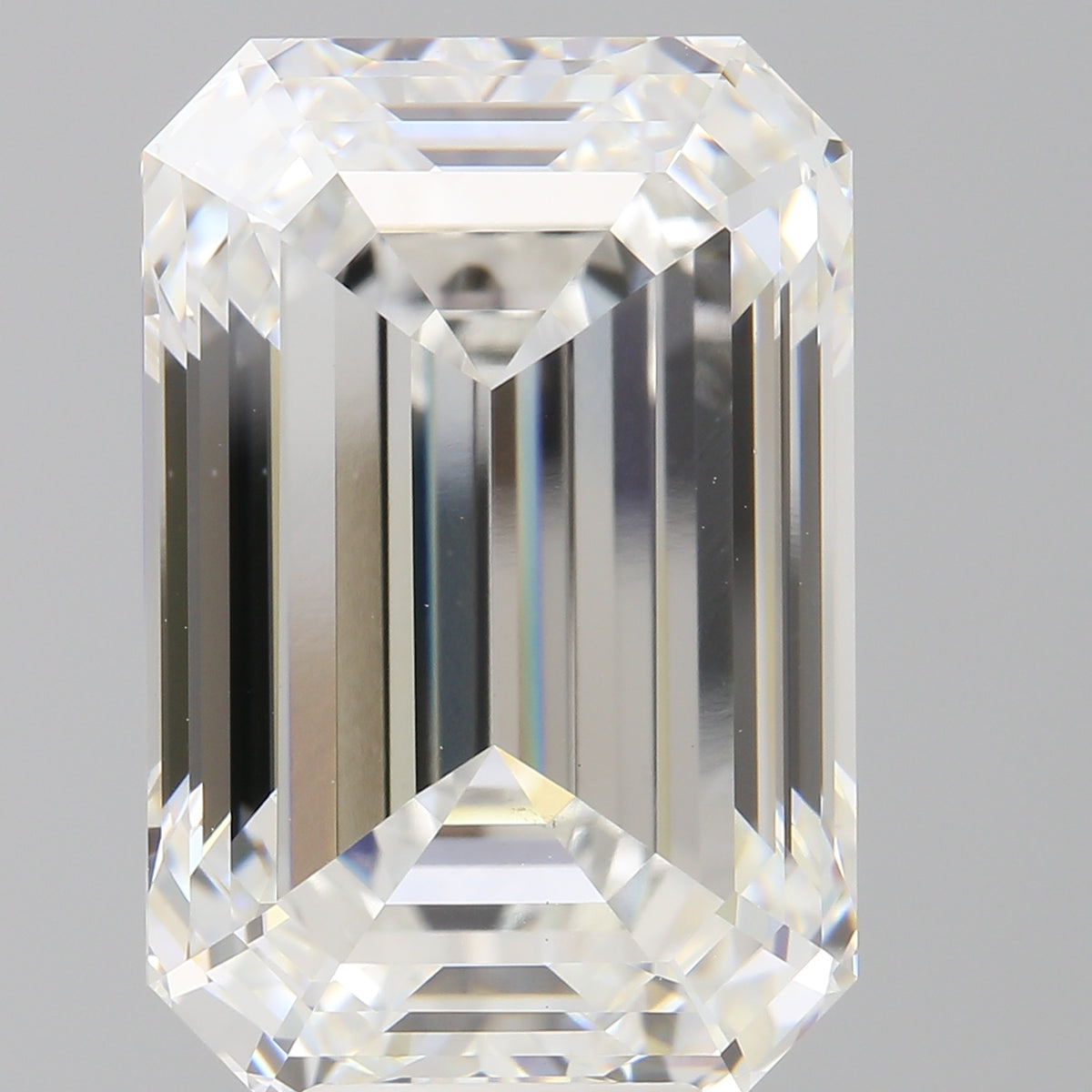 10.51 Carat Emerald Shaped, Ideal Cut, F Color, VVS2 Clarity, IGI Certified Lab Grown Diamond
