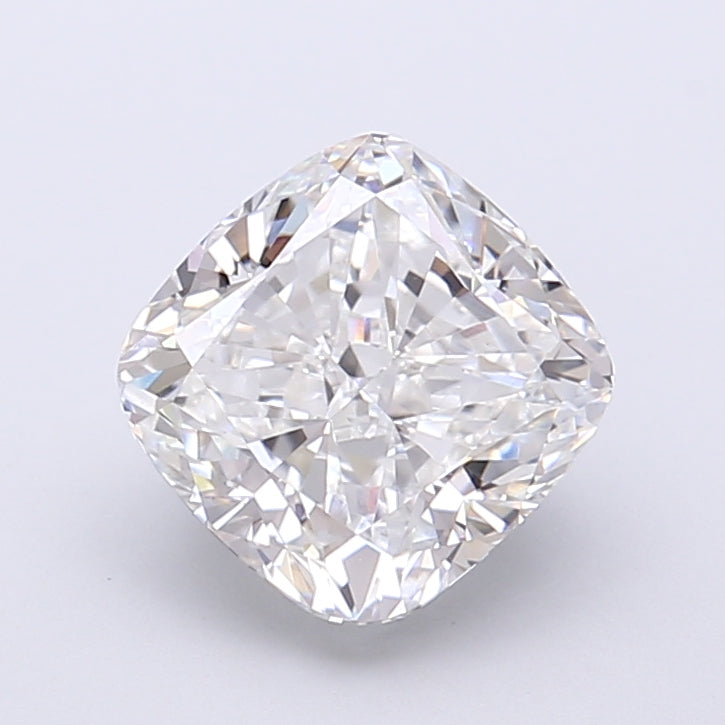 2.37 Carat Cushion Shaped, Very Good Cut, D Color, VVS2 Clarity, IGI Certified Lab Grown Diamond