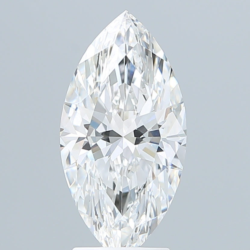 3.10 Carat Marquise Shaped, Excellent Cut, F Color, VVS2 Clarity, IGI Certified Lab Grown Diamond