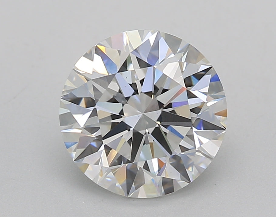 2.24 Carat Round Shaped, Excellent Cut, F Color, VS1 Clarity, GIA Certified Lab Grown Diamond