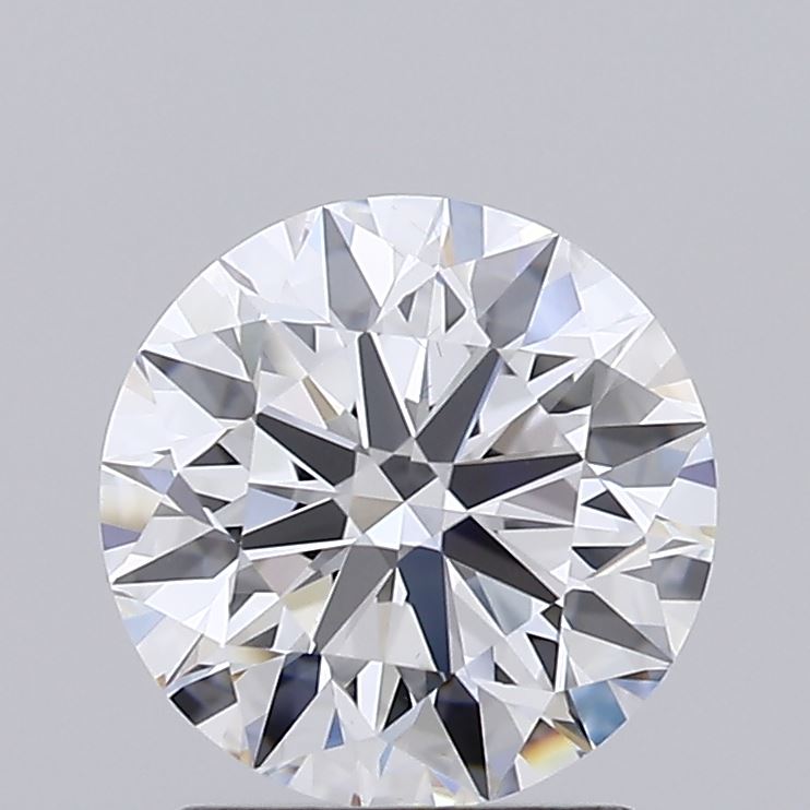 1.56 Carat Round Shaped, Ideal Cut, D Color, VS2 Clarity, IGI Certified Lab Grown Diamond