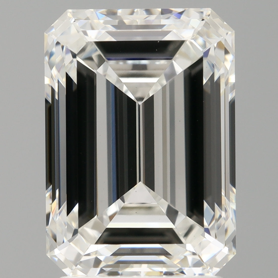 3.00 Carat Emerald Shaped, Ideal Cut, F Color, VVS2 Clarity, IGI Certified Lab Grown Diamond