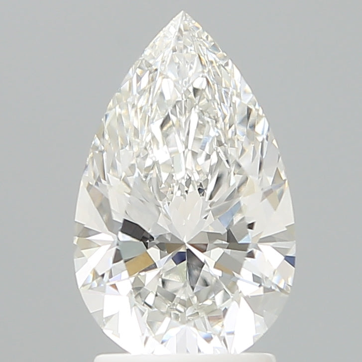 2.29 Carat Pear Shaped, Ideal Cut, F Color, VVS2 Clarity, IGI Certified Lab Grown Diamond