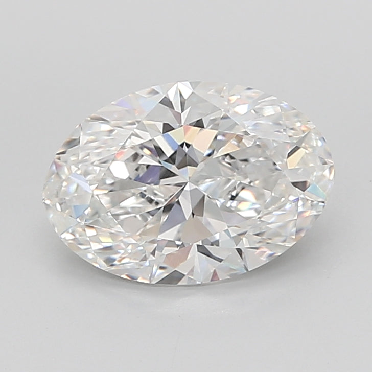 4.04 Carat Oval Shaped, Ideal Cut, E Color, VVS2 Clarity, IGI Certified Lab Grown Diamond