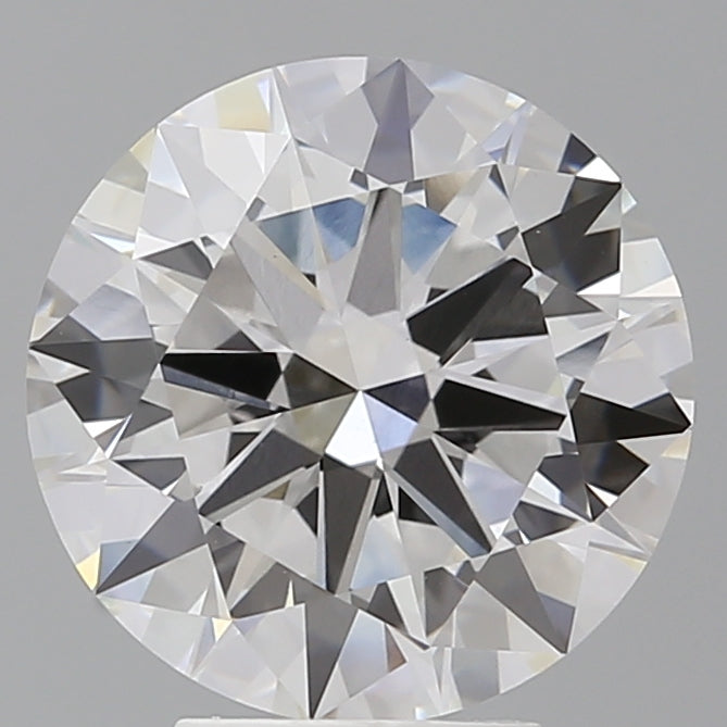 4.57 Carat Round Shaped, Excellent Cut, F Color, VVS2 Clarity, IGI Certified Lab Grown Diamond