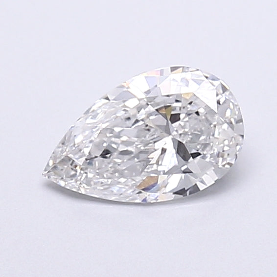 0.58 Carat Pear Shaped, Very Good Cut, E Color, VS1 Clarity, IGI Certified Lab Grown Diamond