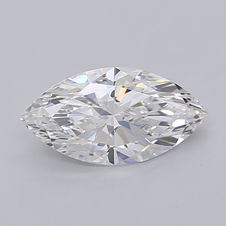 1.51 Carat Marquise Shaped, Ideal Cut, E Color, VVS2 Clarity, IGI Certified Lab Grown Diamond