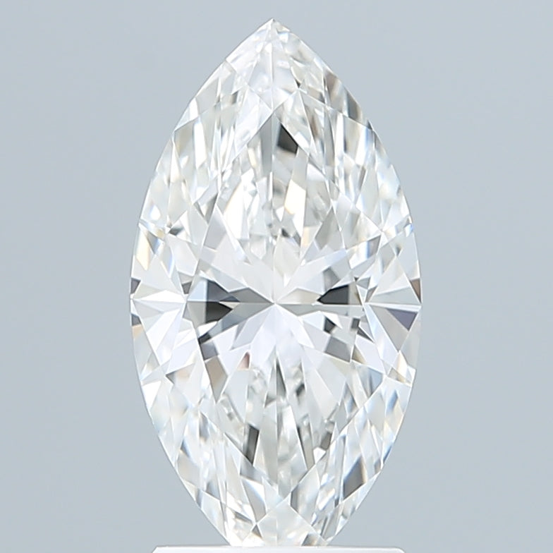 2.11 Carat Marquise Shaped, Ideal Cut, F Color, VVS2 Clarity, IGI Certified Lab Grown Diamond