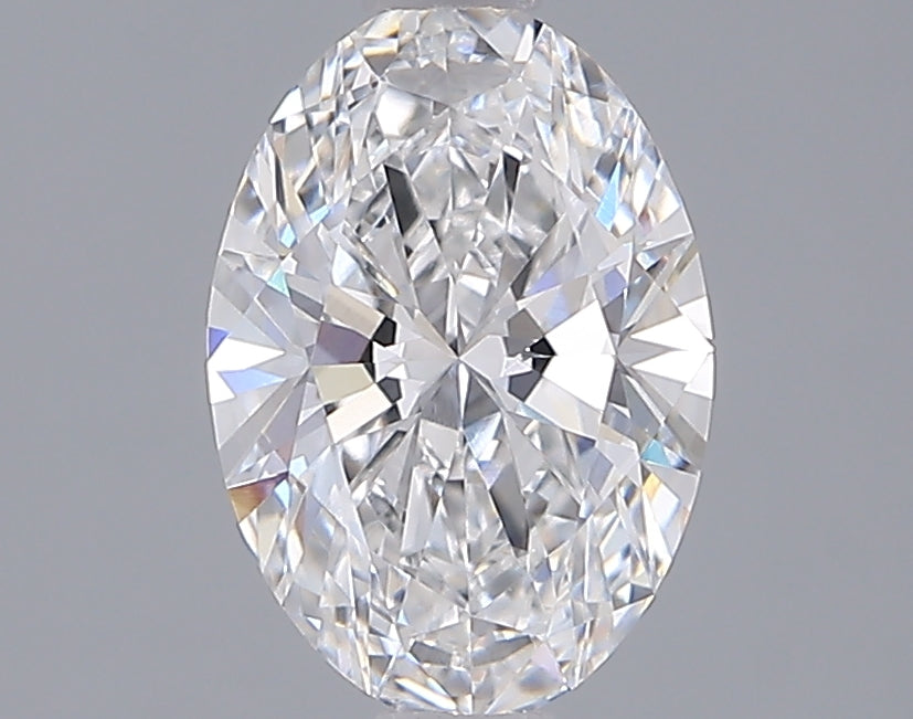 1.55 Carat Oval Shaped, Ideal Cut, D Color, VVS2 Clarity, IGI Certified Lab Grown Diamond