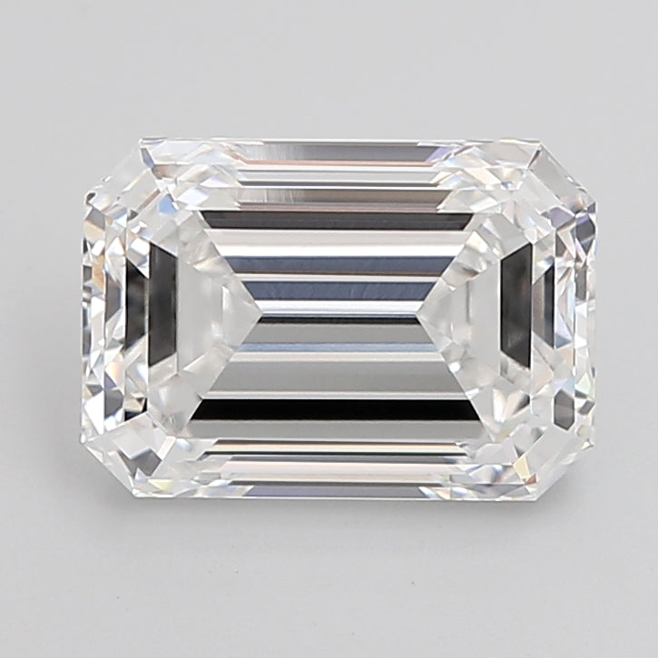 5.09 Carat Emerald Shaped, Very Good Cut, D Color, VVS2 Clarity, IGI Certified Lab Grown Diamond
