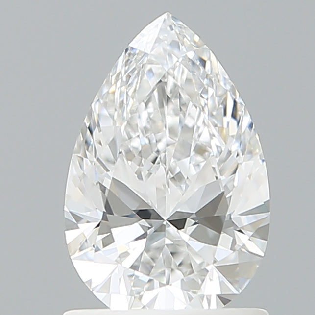 1.10 Carat Pear Shaped, Ideal Cut, E Color, VVS2 Clarity, IGI Certified Lab Grown Diamond