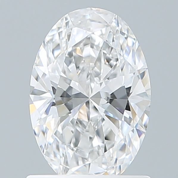 1.06 Carat Oval Shaped, Ideal Cut, D Color, VVS2 Clarity, IGI Certified Lab Grown Diamond