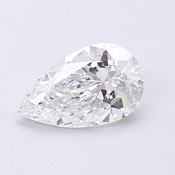 0.96 Carat Pear Shaped, Very Good Cut, D Color, VVS2 Clarity, IGI Certified Lab Grown Diamond