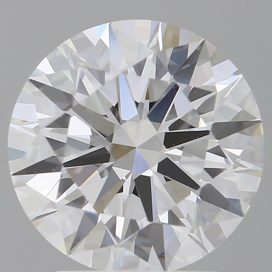 2.60 Carat Round Shaped, Ideal Cut, D Color, VVS2 Clarity, IGI Certified Lab Grown Diamond